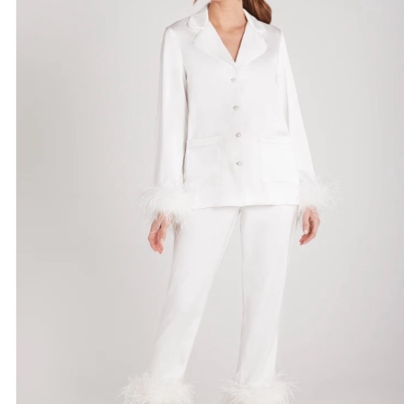 NADINE MERABI Other - Nadine Merabi Darcie White Pajamas